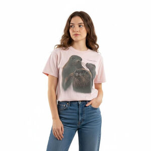 Harlequin Vintage 1980s Pittsburgh Zoo Pink Sealions Graphic Tee